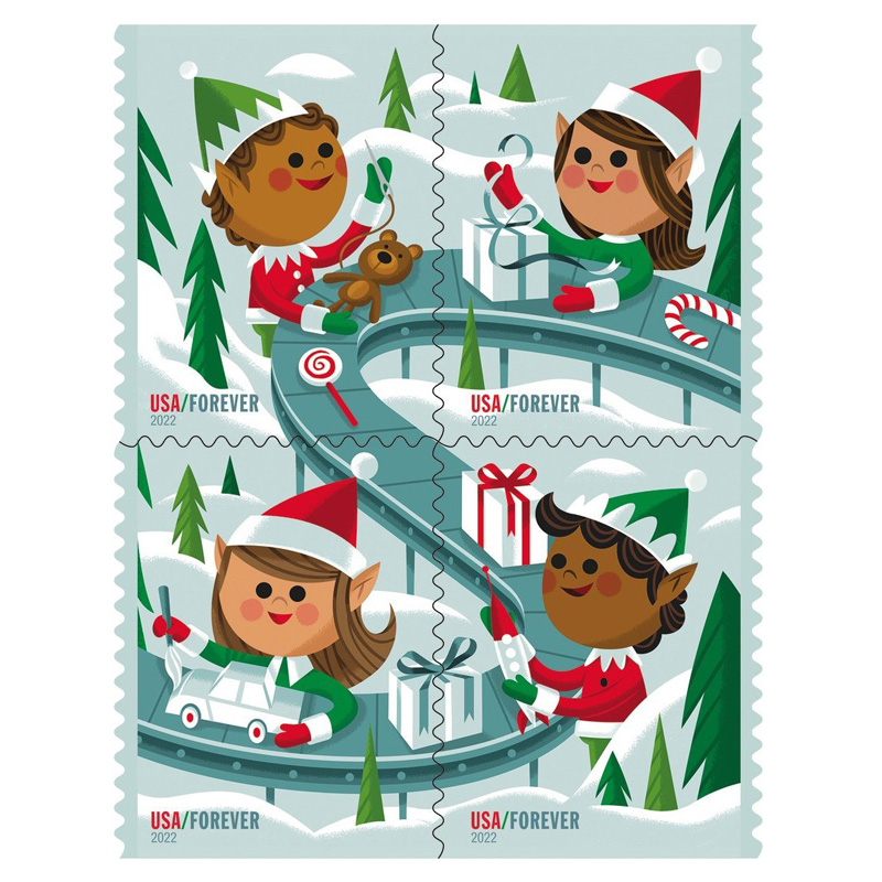Hot Selling Stamp Blind Box, 500 PCS Big Sale, 5 Styles, 100 PCS Per Style | Tool Stamps US Postage Stamps