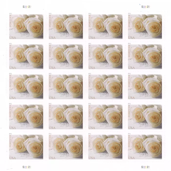 2011 Wedding Roses Commemorative stamps | Forever Stamps US Postage Stamps