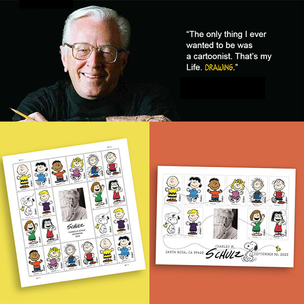 2022 Charles M. Schulz Forever®Stamp | Forever Stamps US Postage Stamps