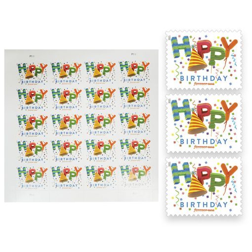 2021 Happy Birthday Stamps | Forever Stamps US Postage Stamps