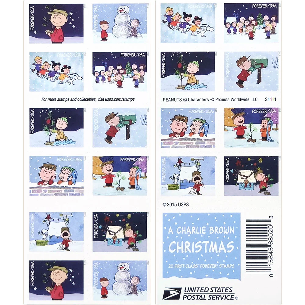 Christmas Stamp Blind Box 500 PCS BIG SALE，100 PCS of 5 styles - Forever Stamps