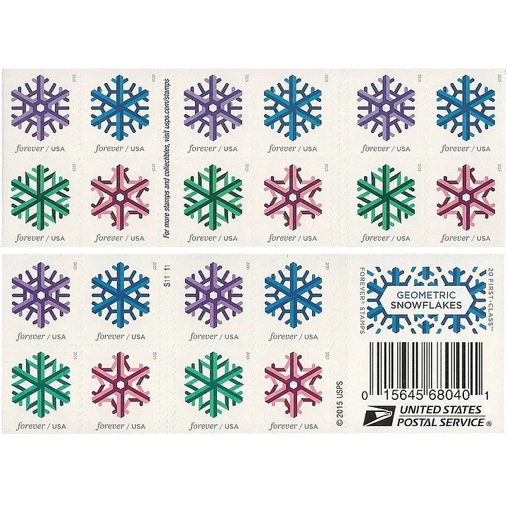 Christmas Stamp Blind Box 500 PCS BIG SALE，100 PCS of 5 styles - Forever Stamps