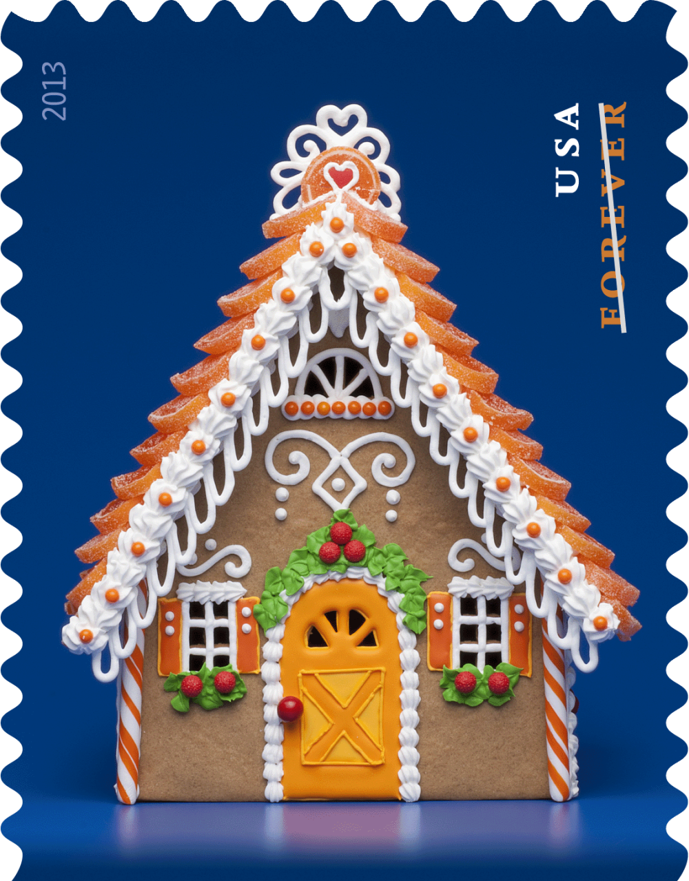 2013 Gingerbread Houses Stamps - Forever Stamps