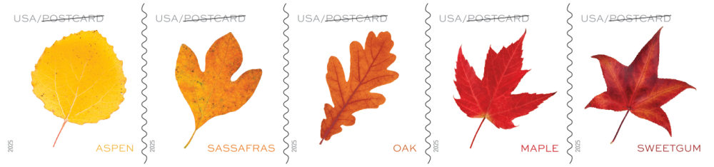 2025 Vibrant Leaves Stamps - Forever Stamps